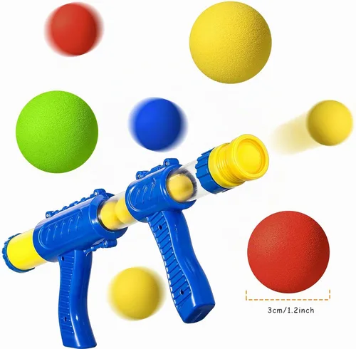 Vista 2 de Sumind 48 Piezas Bolas de Espuma a Granel Bolas de Repuesto Redondas Balas de Espuma Suave Paquete de Repuesto de Reemplazo para Pistolas Blasters