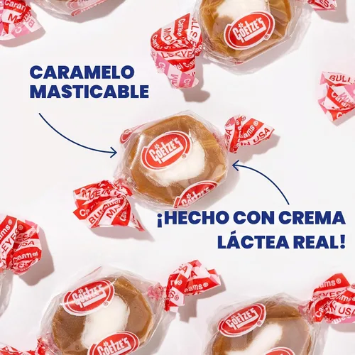 Vista 3 de Goetze's Candy Classic - Cremas de caramelo de vainilla, bolsa de 4 onzas
