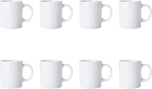 Vista 10 de Pfaltzgraff Sylvia - Juego de vajilla de 32 piezas en color blanco, servicio para 8, platos, cuencos y tazas de gres resistente, aptos