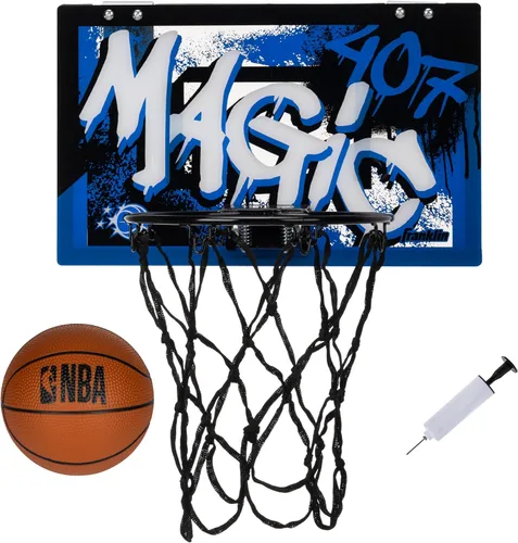 Vista 36 de Franklin Sports NBA Team Over the Door Aros de Baloncesto - Mini Aro de Baloncesto Interior para Niños + Juego de Pelota - Mini Aros para Fanáticos