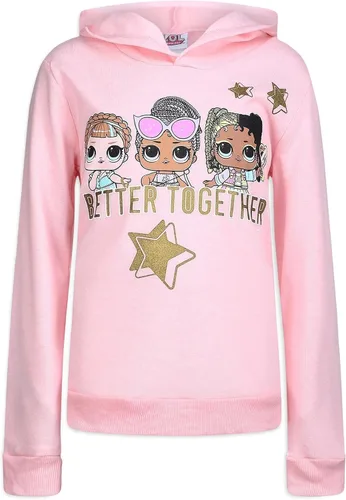 Vista 5 de LOL Surprise Girls Stargazer, Flipside and Marine QT Hoodie and Pants Set for Big Kids Pink