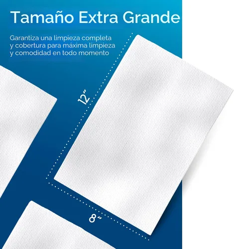 Vista 3 de Inspire Toallitas húmedas para adultos, paños de limpieza Toallitas para adultos para incontinencia y limpieza para personas mayores, 8 x 12