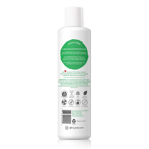 Vista 2 de Fresh Monster Champú y Acondicionador 2 en 1 para niños, Sandía