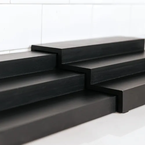 Vista 9 de KitchenEdge Organizador de especias expandible para gabinete, estante de 3 niveles para organización de especias (11 a 22 pulgadas), se adapta a 36