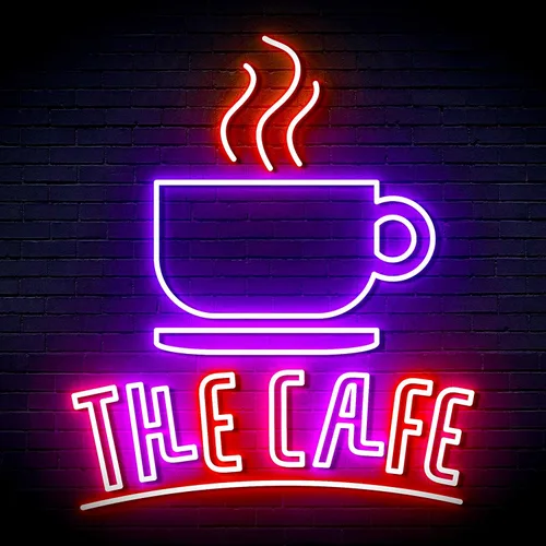 Vista 28 de ADVPRO Coffee – The Cafe Extra-Large Ultra-Bright LED Neon Sign - Blue & Red - st16s54-fn-j0026-br