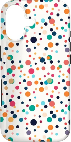 Vista 32 de Colorful Polka Dot Pattern Case for iPhone 16