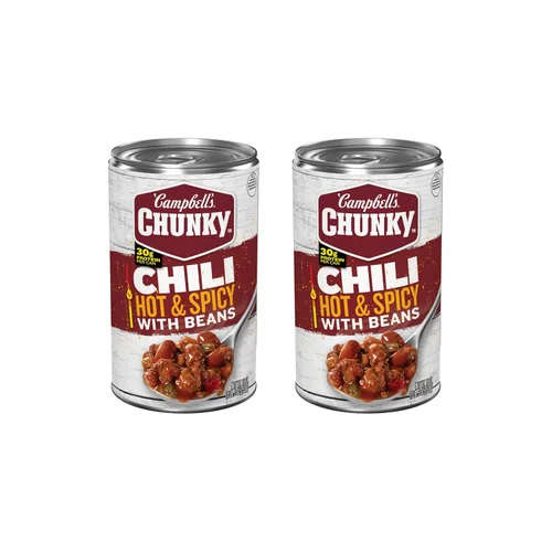 Vista 11 de Campbell's Chunky Chili con Frijoles, 15.25 oz. Tazón para Microondas