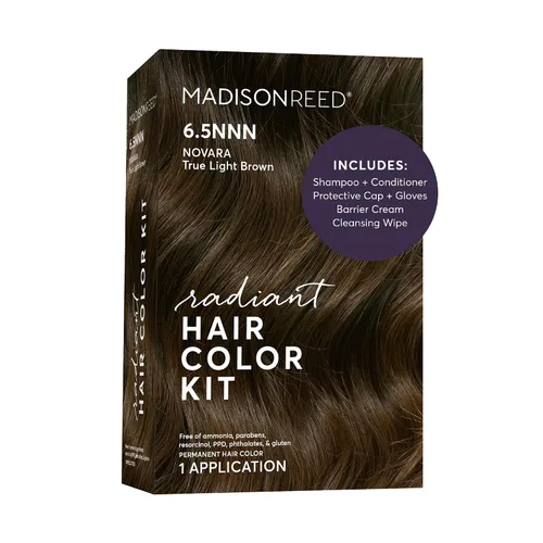 Vista 58 de Madison Reed - Kit de tinte radiante para el cabello, tinte permanente para el cabello, 100 % cobertura de canas, sin amoníaco, negro Parma 2.5NNN