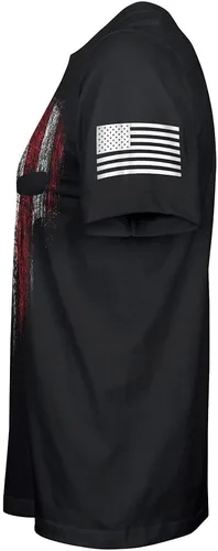 Vista 3 de Camiseta patriótica para hombre USA American Skull