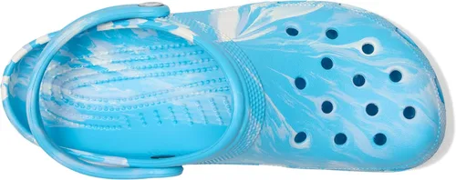 Vista 3 de Crocs Unisex-Adult Classic Marbled Tie-dye Clog Vidrio tintado/Multi