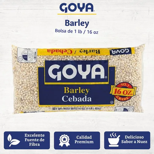 Vista 3 de Goya Grano de cebada seca, grapas de despensa, auténtico básico latino