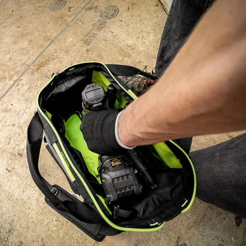 Vista 29 de Bolsas de herramientas AWP, bolsa de herramientas premium, negra, bolsa de herramientas duradera, para profesionales y contratistas