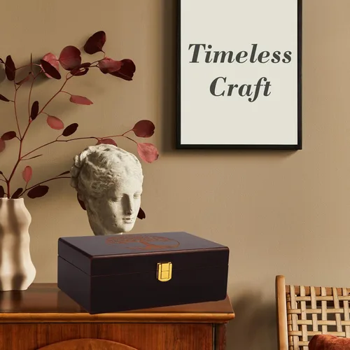 Vista 7 de Tree of Life - Caja de recuerdos de madera, cajas decorativas de madera con tapas/cajas de recuerdo con tapas, cajas de almacenamiento decorativas