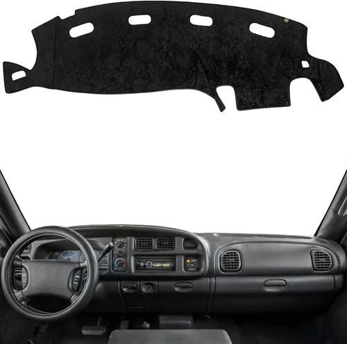 Vista 46 de Cubierta de tablero Tapete de salpicadero Compatible con Chevy Cruze 2015-2011 (para transmisión en la izquierda), Alfombra de salpicadero de coche