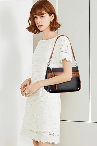 Vista 3 de Over Earth Bolsos cruzados de cuero para mujer, bolsos pequeños tipo hobo para mujer