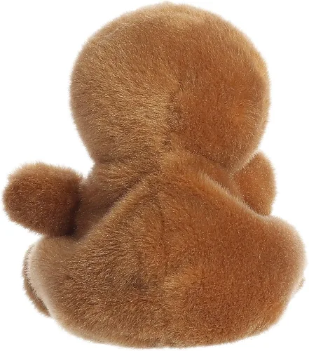 Vista 3 de Aurora® Adorable Palm Pals™ Slomo Sloth™ Animal de peluche, diversión de bolsillo, juego sobre la marcha, marrón, 5 pulgadas