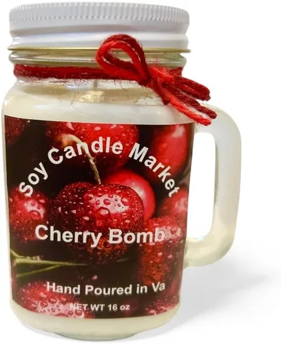 Vista 77 de Velas perfumadas de soja Velas hechas a mano y altamente aromáticas que queman hasta 85 horas en tarro de cristal, perfectas para decoración