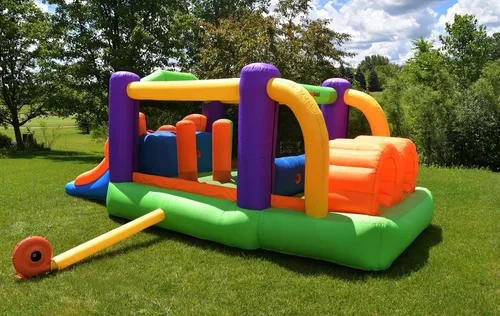Vista 4 de Casa inflable para carreras profesionales con obstáculos