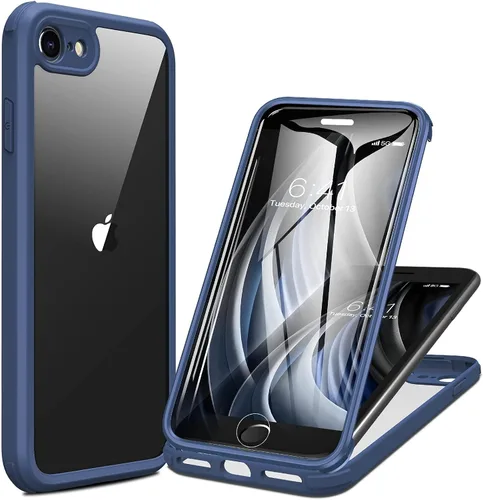 Vista 156 de Miracase - Funda magnética para iPhone 13 Pro Max de 6.7 pulgadas (compatible con MagSafe), transparente, completo, protector de pantalla de vidrio