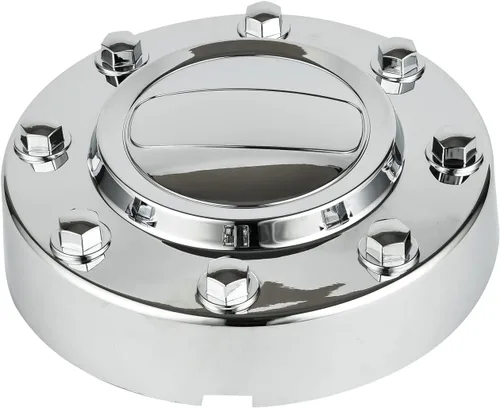 Vista 2 de Repuesto para tapa de cubo central de rueda cromada 2011-2018 Ram 3500 2 piezas delantera de 1 tonelada doble DRW aleación 68081010AA 68081010AB