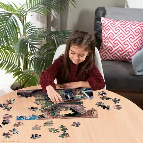 Vista 7 de Ravensburger - Paquete de rompecabezas de 4 x 100 piezas de Star Wars The Mandalorian y Grogu. Cuatro momentos galácticos para disfrutar o regalar