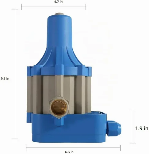 Vista 7 de Controlador de bomba de agua, interruptor de presión automático de bomba de agua de 110 V, controlador de interruptor electrónico eléctrico