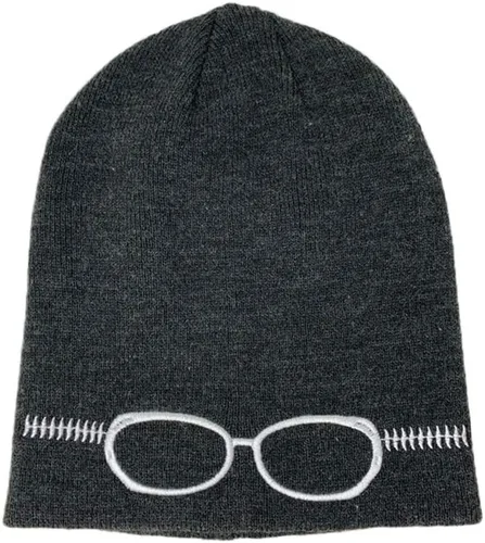 Vista 2 de Gorro largo con bordado de gafas
