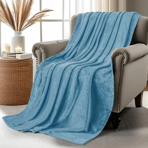 Vista 63 de Utopia Bedding Manta de forro polar negro, tamaño individual, ligera, mullida, suave, antiestática de microfibra (60 x 80 pulgadas)