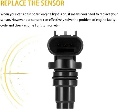 Vista 5 de OCPTY Sensor de posición del árbol de levas del motor de 2 piezas para 2010-2015 para Buick Lacrosse 2011-2016 para Buick Regal 2012-2015 para Buick