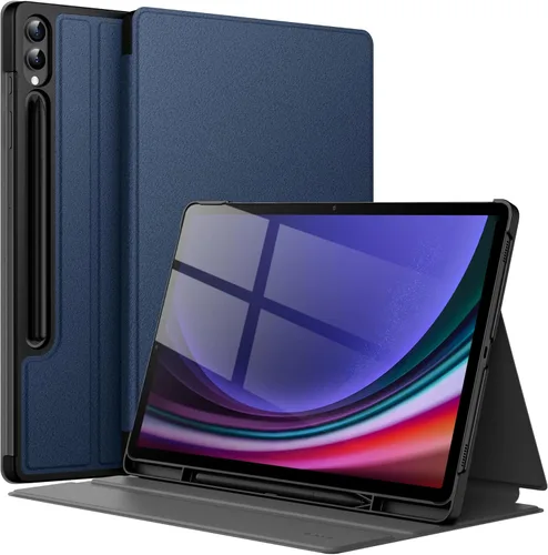 Vista 8 de JETech Funda para Samsung Galaxy Tab S10 Plus/Tab S9 Plus de 12.4 pulgadas con soporte para S Pen y funda protectora para tableta, diseño de folio