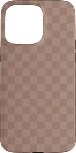 Vista 31 de Chic Brown Checkered Checkerboard Pattern Trendy Case for iPhone 16