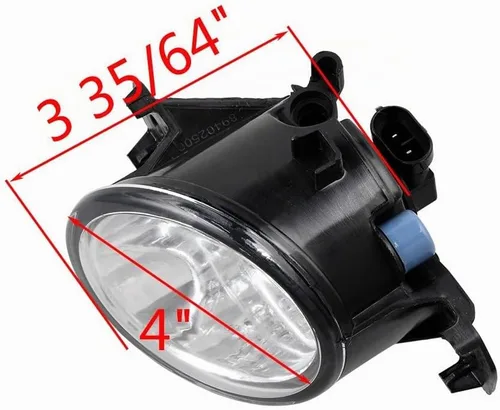 Vista 3 de Lámparas antiniebla de 9 LED con lente de cristal real Compatibles con Nissan Rogue Altima Sentra Maxima Versa Pathfinder (2X)