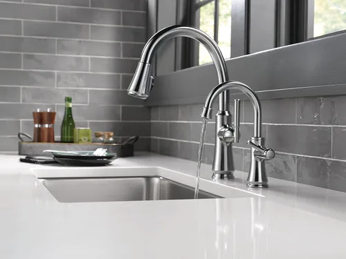 Vista 4 de DELTA FAUCET 1920-AR-DST - Grifo tradicional para bebidas, acero inoxidable ártico