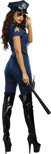 Vista 2 de Disfraz para mujer de teniente Ivana Misbehave, de Dreamgirl