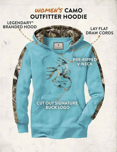 Vista 5 de Legendary Whitetails Sudadera con capucha para mujer