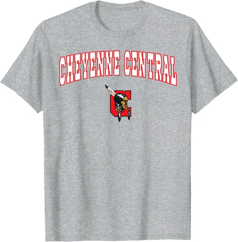 Vista 35 de Cheyenne Central High School Indians T-Shirt C2