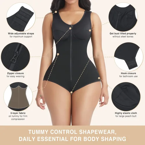 Vista 3 de FeelinGirl Fajas Colombianas BBL Stage 2 Post Surgery Compression Shapewear for Women Tummy Control Butt Lifter