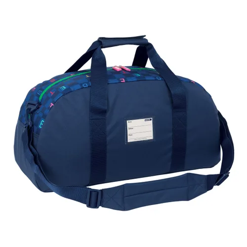 Vista 3 de Bolsa de Deporte Benetton Damero Azul marino 50 x 26 x 20 cm