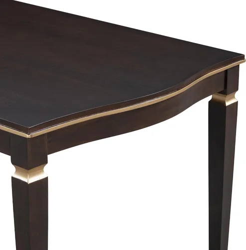 Vista 148 de Juego de mesa de comedor vintage de 6 piezas, juego de mesa de comedor de cocina de madera maciza con 4 sillas ergonómicas acolchadas y banco, mesa