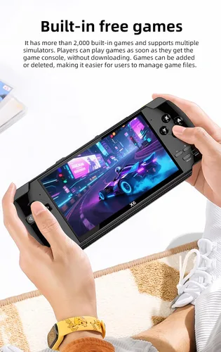 Vista 3 de CUZCOP 4.3-inch Video Game Console Retro Portable Handheld Game Device Support Video/Music/E-book Playback Nostalgic Kid's Birthday/Christmas