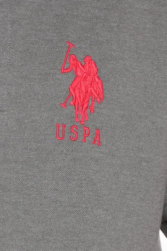 Vista 3 de U.S. Polo Assn. Polo de piqué sólido para hombre