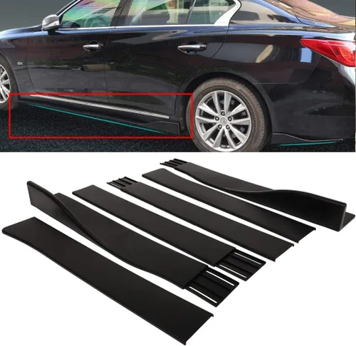 Vista 72 de SCITOO Alerón de borde de parachoques delantero mate negro para Ford Focus ST años 2013-2014 - Spoiler frontal de polipropileno