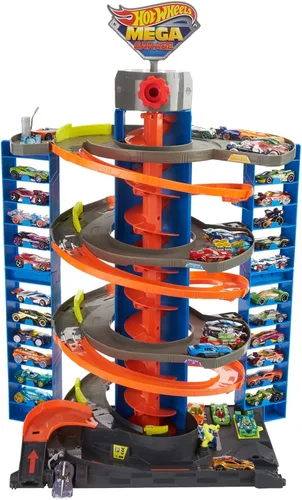 Vista 5 de Mattel - Hot Wheels City 50 Nuevo Mega Garage