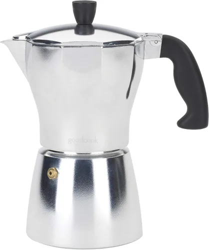 Vista 7 de Goodcook Koffe - Cafetera de 3 tazas de aluminio para café expreso, no eléctrica