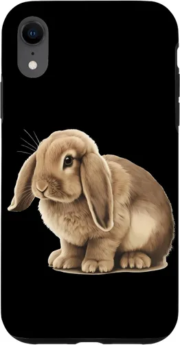 Vista 8 de Funda para iPhone 15 Lop Eared Bunny Rabbit Happy Easter Bunny Rabbit
