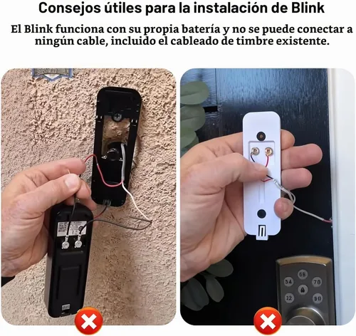 Vista 8 de Extensor de timbre inalámbrico con timbre de video, compatible con timbre de video Blink, fácil instalación, alarma fuerte