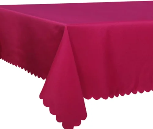 Vista 5 de Queenbox - Mantel rectangular rectangular de poliéster para bodas, fiestas, hoteles, restaurantes