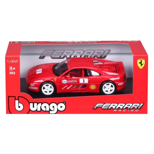 Vista 9 de Bburago 18-26306 Escala 1/24 - Ferrari F355 Challenge, Rojo