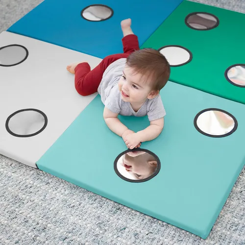 Vista 11 de ECR4Kids SoftZone 123 Look at Me - Tapete de actividades plegable, contemporánea