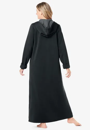 Vista 2 de Dreams & Co. Bata larga con capucha de forro polar de talla grande